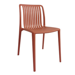 Bolero Verona Café Chairs Mild Orange (2 Pack)