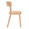 Bolero Mila Café Chairs Light Salmon (2 Pack)