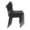 Furnlink Helen Chair Black (2 Pack)