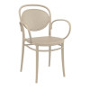 Furnlink Marcel XL Chair - Taupe (2 Pack)