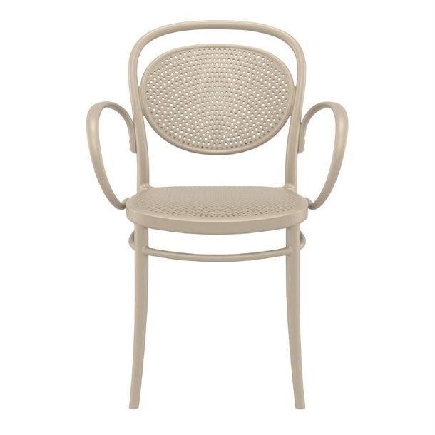 Furnlink Marcel XL Chair - Taupe (2 Pack)