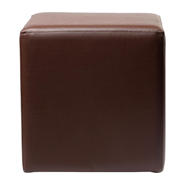 Furnlink Ottoman Cube - Chocolate (2 Pack)