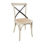 Bolero Bentwood Chairs with Metal Cross Backrest (2 Pack)
