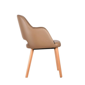 Furnlink Durafurn Sorbet Arm ChairTaupe (2 Pack)