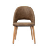 Furnlink Durafurn Semifreddo Chair Mocha (2 Pack)