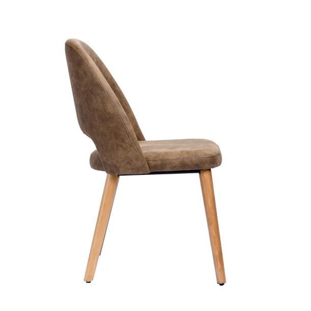Furnlink Durafurn Semifreddo Chair Mocha (2 Pack)