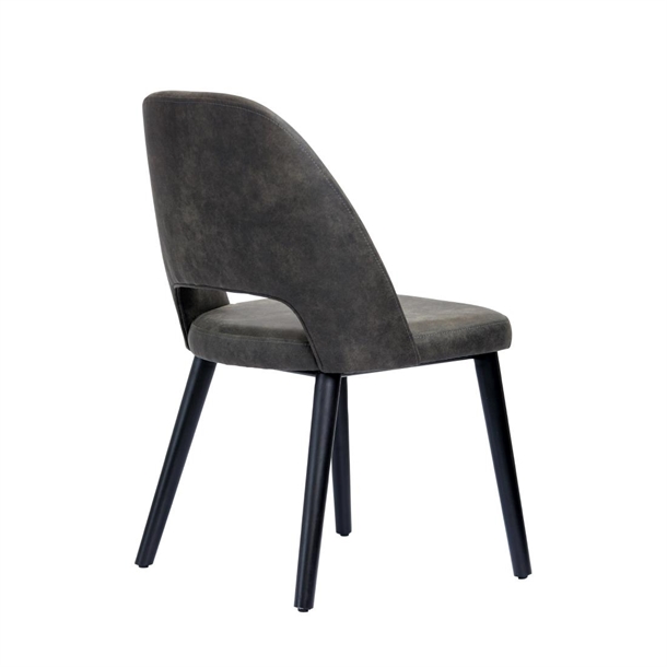 Furnlink Durafurn Semifreddo Chair Charcoal (2 Pack)