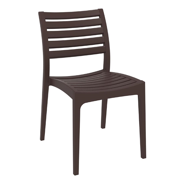 Furnlink Siesta Exclusive Ares Chair - Chocolate (2 Pack)