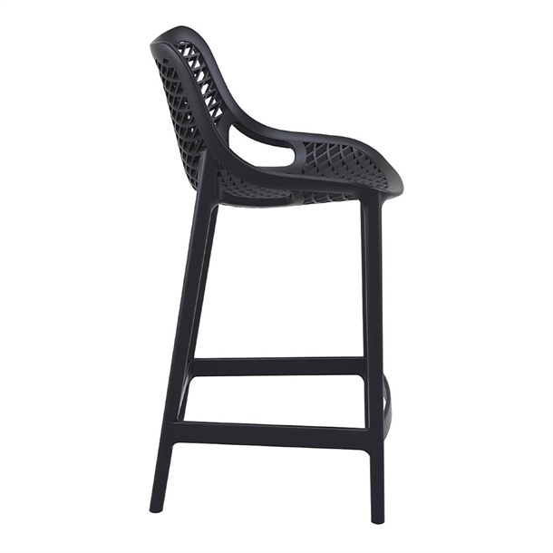 Furnlink Siesta Exclusive Air Barstool 65 - Black (2 Pack)