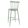 Bolero Windsor Aluminium Green High Stools (2 Pack)
