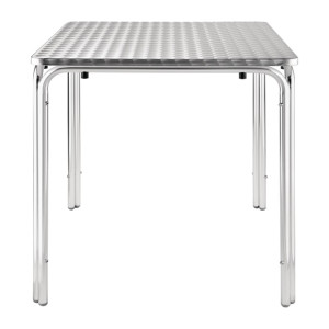 Bolero Square Stacking Table Stainless Steel 700mm
