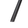 Bolero Black Steel Patterned Square Bistro Table 700mm