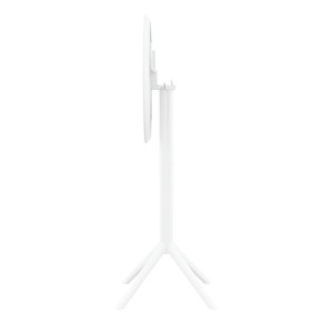 Furnlink Siesta Sky Folding BAR Table 60 Round - White
