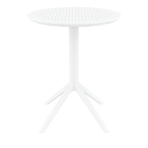 Furnlink Siesta Sky Folding Table 60 Round - White