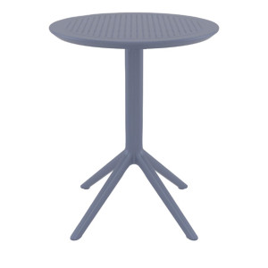 Furnlink Siesta Sky Folding Table 60 Round - Anthracite
