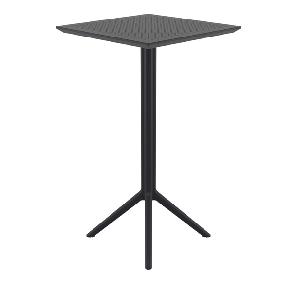 Furnlink Siesta Sky Folding BAR Table 60 Square - Black