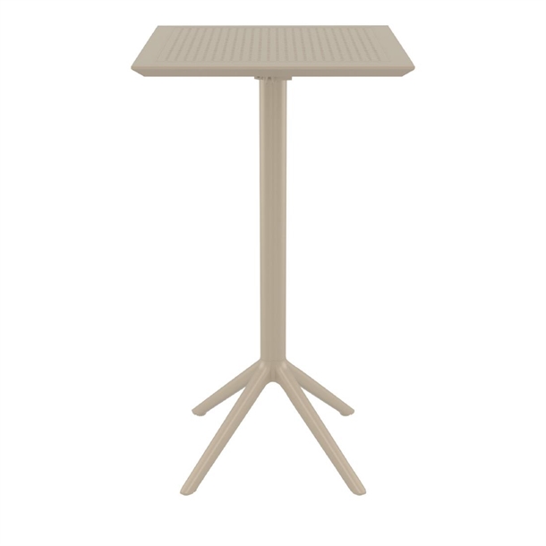 Furnlink Siesta Sky Folding BAR Table 60 Square - Taupe