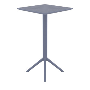 Furnlink Siesta Sky Folding BAR Table 60 Square - Anthracite