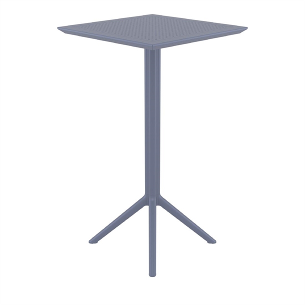 Furnlink Siesta Sky Folding BAR Table 60 Square - Anthracite
