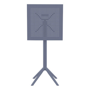 Furnlink Siesta Sky Folding BAR Table 60 Square - Anthracite