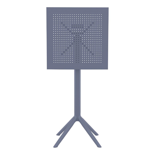 Furnlink Siesta Sky Folding BAR Table 60 Square - Anthracite