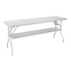 Vogue Stainless Steel Folding Work Table 1830x760x780