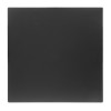 Bolero Matte Black Square Outdoor Table Top 700mm