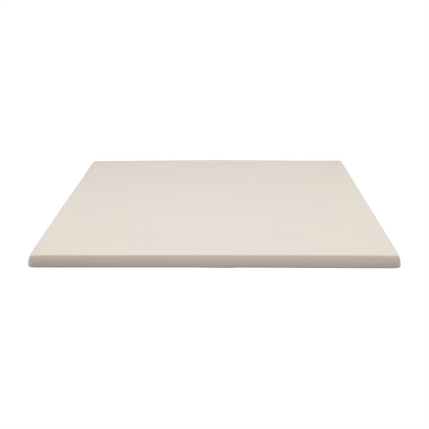 2 x Werzalit White 1200x800mm Rectangle Duratop Tabletop by SM France