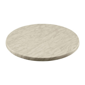 2 x Furnlink Werzalit Marble 800mm dia Duratop Tabletop by SM France