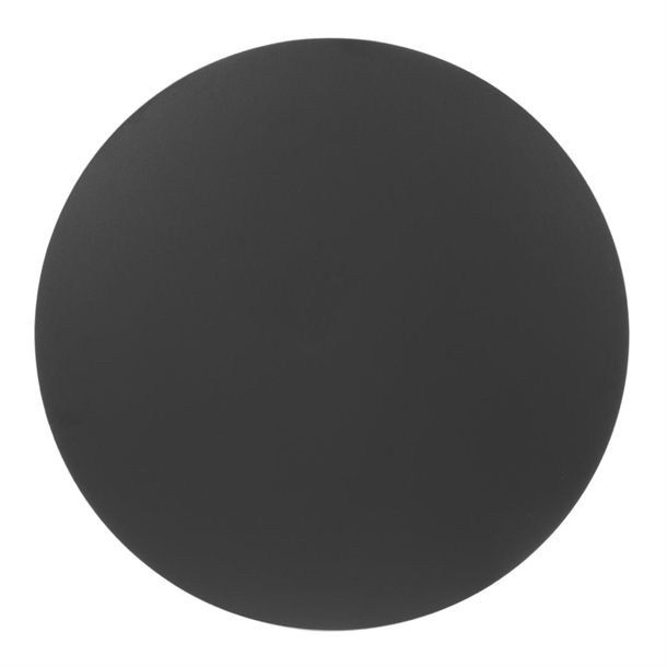 Bolero Matte Black Round Outdoor Table Top 600mm