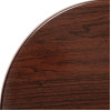 Bolero Round Table Top Dark Brown 600mm