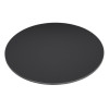 Bolero Matte Black Round Outdoor Table Top 600mm