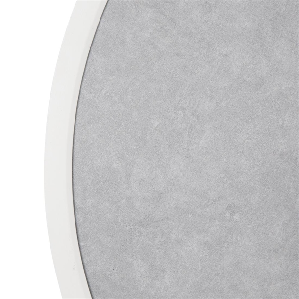 Bolero Fibre Glass Round Table Top Grey Stone Effect 580mm