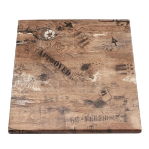 2 x Werzalit 600mm Square Duratop Tabletop by SM France