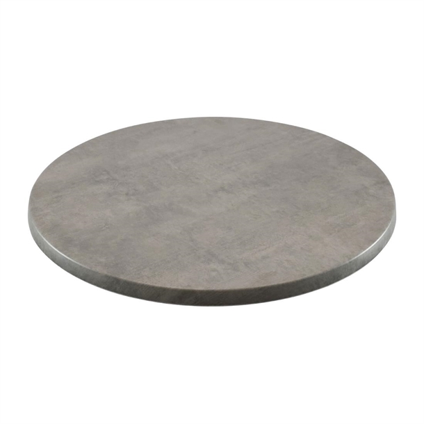 2 x Werzalit City 800mm dia Duratop Tabletop by SM France