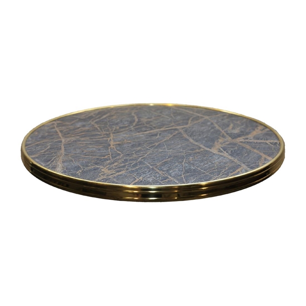 2 x Werzalit Sienna 700mm dia Bristro Duratop Tabletop by SM France