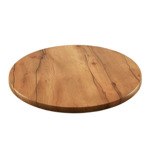 2 x Werzalit New Boston 600mm dia Duratop Tabletop by SM France