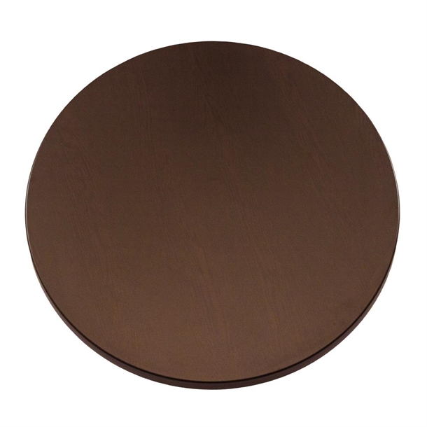 2 x Werzalit Wenge 600mm dia Duratop Tabletop by SM France
