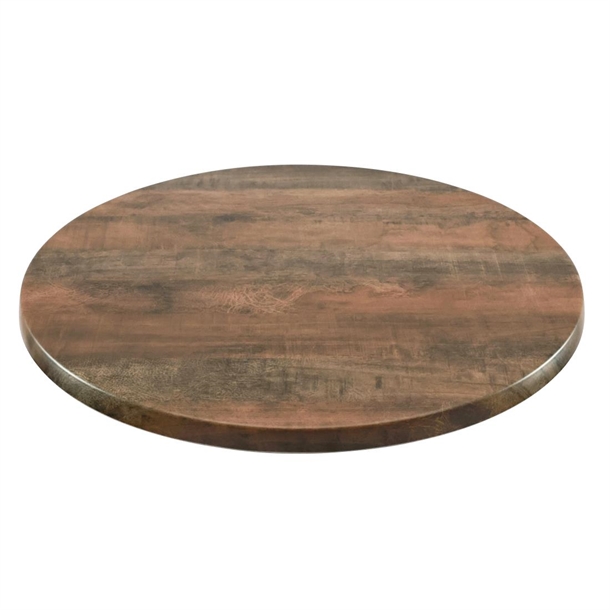 2 x Werzalit Arizona 600mm dia Duratop Tabletop by SM France