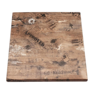 2 x Werzalit 800mm Square Duratop Tabletop by SM France