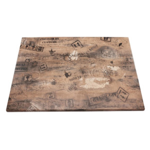 2 x Werzalit 1200x800mm Rectangle Duratop Tabletop by SM France