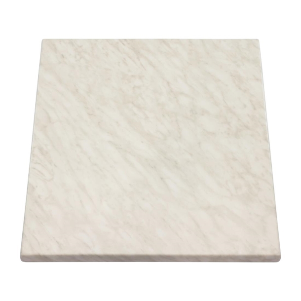 2 x Werzalit Marble 800mm Square Duratop Tabletop by SM France