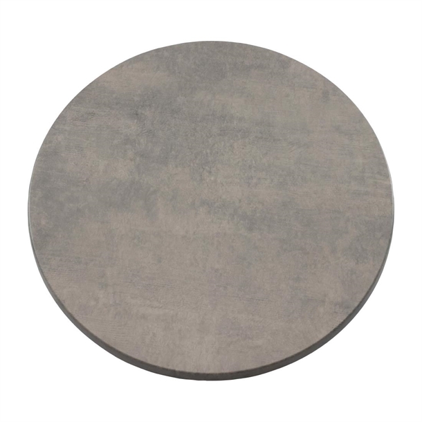 2 x Werzalit City 700mm dia Duratop Tabletop by SM France