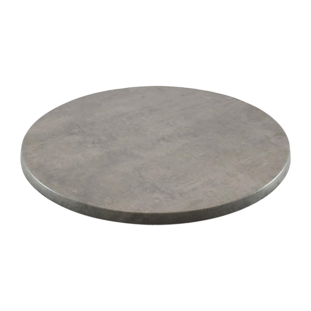 2 x Werzalit City 700mm dia Duratop Tabletop by SM France