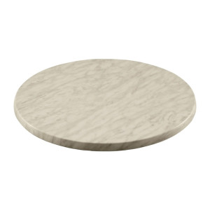 2 x Werzalit Marble 700mm dia Duratop Tabletop by SM France