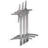 Bolero Flip Top Aluminium Table Base