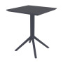Furnlink Siesta Exclusive Sky Folding Table 60 Square - Anthracite