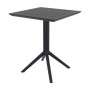 Furnlink Siesta Exclusive Sky Folding Table 60 Square - Black