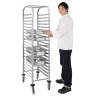 Vogue Gastronorm Racking Trolley 20 Level