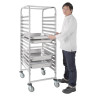 Vogue Gastronorm Racking Trolley 15 Level